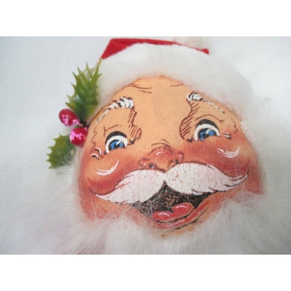 Annalee Mobilitee 18" Santa w/Book & Green Burlap Sack #5505 w/Tag EUC - Picture 4 of 12